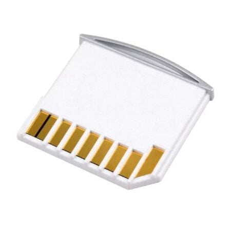 cablecc Micro SD TF to SD Card Kit Mini Adaptor for Extra Storage Air/Pro/Retina White - Image 2